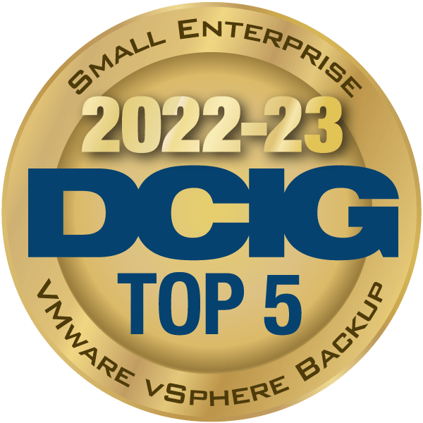 2022-2023 DCIG Top 5 Small Enterprise VMware vSphere Backup